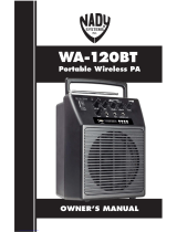 Nady WA-120BT Owner's manual