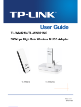 TP-LINK TL-WN821NC User manual