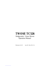 Twose TC526 Operating instructions