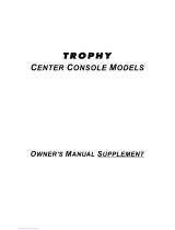 Trophy 2103 CC Owner's manual