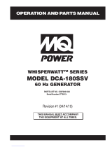 MQ Power WHISPERWATT DCA-180SSV User manual