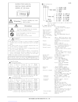 WATANABE ELECTRIC INDUSTRY CO., LTD AP-101-14 User manual