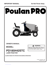 Poulan PP185H42 User manual