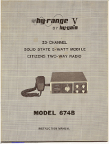Hy-Gain Hy-Range V 674B User manual