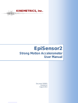 Kinemetrics EpiSensor2 User manual