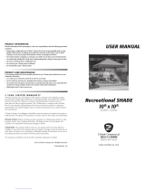 Z-Shade Company Recreational SHADE 10x10 User manual