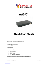 Yawarra net5501 Quick start guide