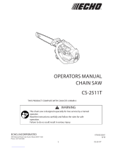 Echo CS-2511T Owner's/Operator's Manual
