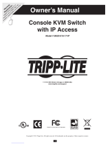 Tripp Lite B020-016-17-IP KVM Switch Owner's manual