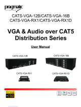 PRAGMATIC COMMUNICATIONS SYSTEMS CATS-VGA-12B User manual