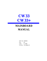 FIC CW33 User manual