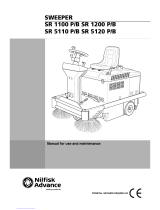 Nilfisk-Advance America SR 5120 P/B User manual