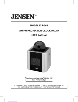 Jensen JCR-265 User manual