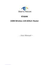 Observa Telecom RTA04N User manual