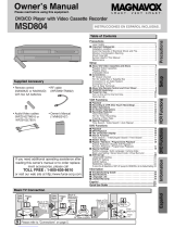 Symphonic RSMSD804 Owner's manual