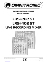 Omnitronic LRS-1402 ST User manual