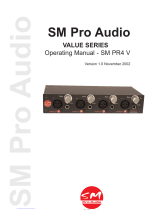 SM Pro Audio SM PR4 Operating instructions