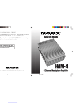 Nady Audio HAM-4 Owner's manual