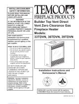 Temco 39TDVP Installation Instructions And Homeowner's Manual