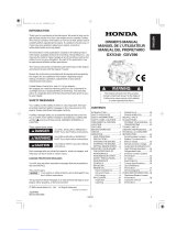 Honda Automobiles GXV390 Owner's manual
