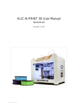 KLIC-N-PRINT 3D KLIC-N-PRINT 3D User manual
