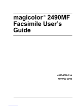 Konica Minolta Magicolor 2490 MF User manual