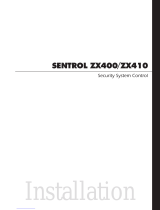 Sentrol ZX410 Installation guide