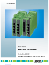 Phoenix Contact FL SWITCH LM 8TX-E User manual