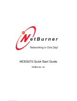 NetBurner MOD5272 Quick start guide