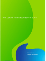 Yealink T21 User manual