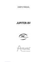 Arturia JUPIITER-8V User manual