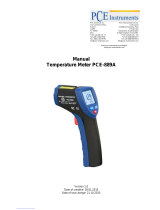PCE instruments PCE-889A User manual