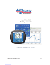 Water Analytics AquaMetrix 2300 Operating instructions