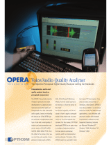 Opticom OPERA OPR-003-CTR-X Quick start guide