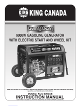 King Canada KCG-9000GE User manual