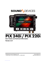 Sound Devices PIX 240i User Manual And Technical Information