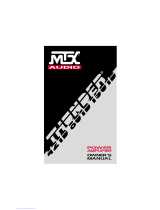MTX THUNDER 801D Owner's manual