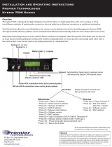 PREMIER TECHNOLOGIES HRL7500 Installation and Operating Instructions