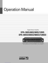 Inter-m DPA-600SO Operating instructions