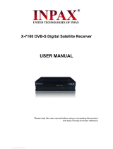 Inpax X-7100 User manual