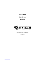 Systech Corporation RCS/3000 User manual