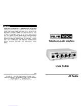 JK Audio InlinePatch User manual