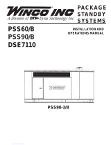 Winco PSS60B Operating instructions