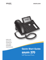 Snom 370 Quick start guide