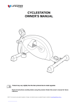 Lifespan Fitnes CYCLESTATION Owner's manual