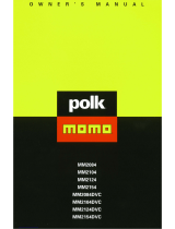Polk Mono Momo MM2084 Owner's manual