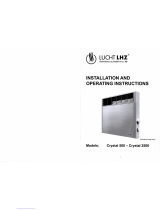 LHZ Crystal 1500 Installation and Operating Instructions
