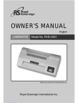 Royal Sovereign RHD-2201 User manual