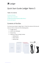 Ledger Nano S Quick start guide