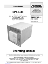 GeBe GPT-4443 Operating instructions